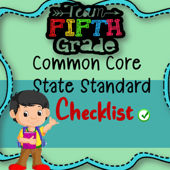 Preview of 5th Grade CCSS Checklist: Help Your Child Succeed in School!