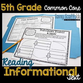 Preview of 5th Grade Reading Informational Text Common Core