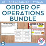 Order of Operations Bundle 5th Grade