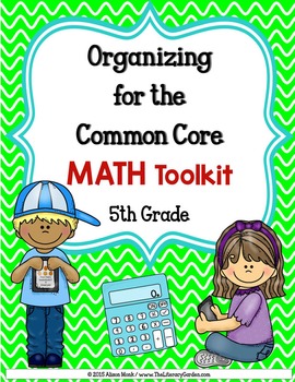 Preview of 5th Grade COMMON CORE MATH Standards Toolkit