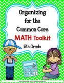 5th Grade COMMON CORE MATH Standards Toolkit