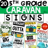 5th Grade Caravan Signs - 5th Grade Graduation