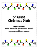 5th Grade Christmas Math