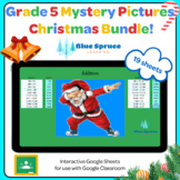 5th Grade Christmas Mystery Pictures Bundle!