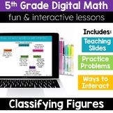 5th Grade Classifying Figures 5.G.3 Digital Math Activitie