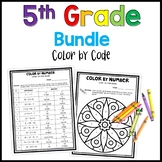 5th Grade Color by Code Bundle