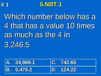 Preview of 5th Grade Common Core Math 5 NBT.1 Understand The Place Value System 5.NBT.1