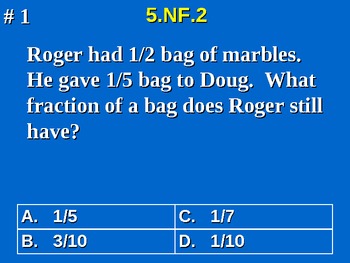 Preview of 5th Grade Common Core Math Addition & Subtraction Fraction Word Problems 5.NF.2