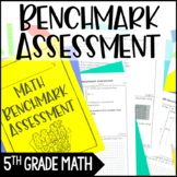 5th Grade Math Benchmark Assessment {All 5th Grade Math CCSS}