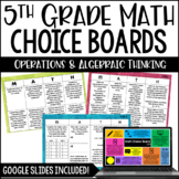 Math Choice Boards {Operations & Algebraic Thinking} Dista