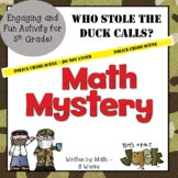 5th Grade Common Core Math Mystery