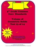 5th Grade Common Core Math Standards Volume Test