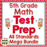 5th Grade Math Test Prep: All Standards Mega Bundle