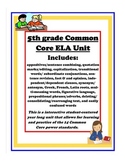 5th Grade Common Core ELA Yearly Review