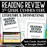 5th Grade Reading Review with Digital Reading Test Prep Go
