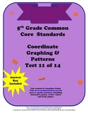 5th Grade Common Core Standards Coordinate Graphing Test