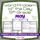 Word Problems 5th Grade, May, Spiral Review, Distance Learning