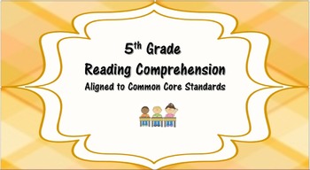 Preview of Reading Comprehension for 5th Graders