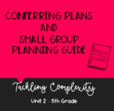 5th Grade Conferring Plans and Small Group Planner: Tackli