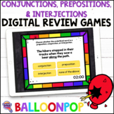 5th Grade Conjunctions & Prepositions Digital Review Games