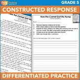 5th Grade Constructed Response Practice with Differentiate
