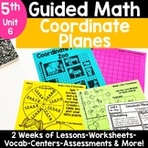 5th Grade Coordinate Planes Activities Worksheets Lessons 