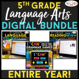 5th Grade DIGITAL Language Arts BUNDLE | Google Classroom 