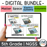 5th Grade DIGITAL Science Bundle: NGSS Aligned - Complete 