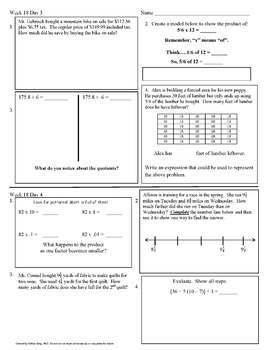 5th Grade Daily Math - Entire Year by Debbie King's Math Cafe | TpT