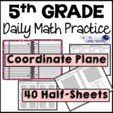 5th Grade Daily Math Review Coordinate Plane