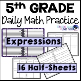 5th Grade Daily Math Review Expressions
