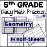 5th Grade Daily Math Review Geometry