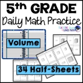 5th Grade Daily Math Review Volume