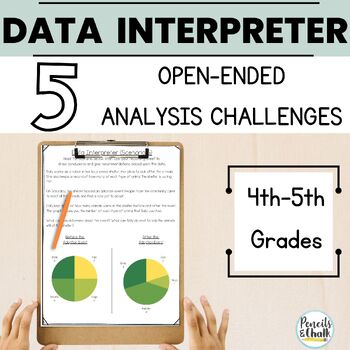 Preview of Graphing and Data Analysis Worksheets - 4th & 5th Math Enrichment Activities