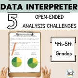 Graphing and Data Analysis Worksheets - 4th & 5th Math Enr