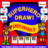 5th Grade Decimal Games: Decimal Place Value Cards for Mat
