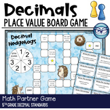 5th Grade Decimal Place Value Board Game and Task Cards