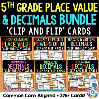 Preview of 5th Grade Decimal Place Value Review with Rounding Comparing & Ordering Decimals