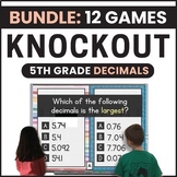 5th Grade Decimals Games Bundle - Comparing, Ordering & Re