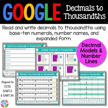 5th grade decimal place value google classroom distance