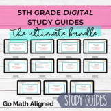 5th Grade Digital Go Math Aligned Study Guides - The Ultim
