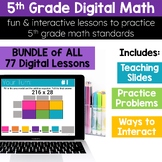 5th Grade Digital Resources for Math - Digital Math Activi