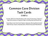 5th Grade Division Common Core Task Cards 5.NBT.6