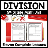5th Grade Multi Digit Division Review Unit, Long Division 