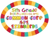5th Grade ELA CCGPS Standards Posters
