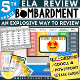 5th Grade ELA Test Prep Comprehensive Review Game PowerPoint