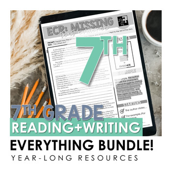 Preview of 7th Grade ELA EVERYTHING BUNDLE - Year-Long Resources