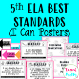 5th Grade ELA Florida BEST Standards (I Can Posters)