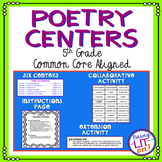 5th Grade ELA Poetry Centers