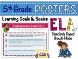 5th Grade ELA Proficiency Scale Posters Differentiation - 